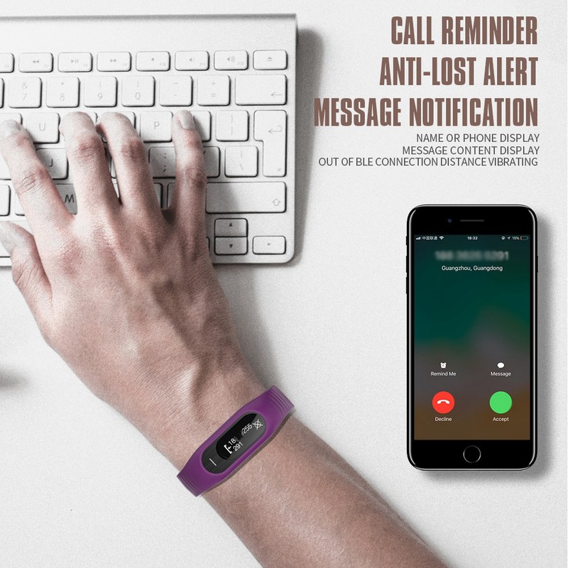 B15P Smart Bluetooth Sporting Waterproof Bracelet Fitness Tracker Matched With