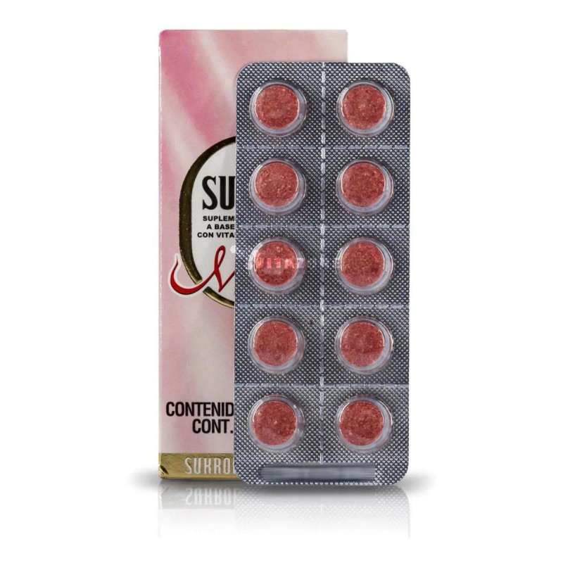 Sukrol Mujer Caja Tabletas Vitaminas Minerales Sabor