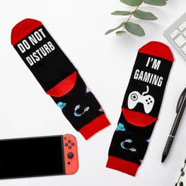Gifts for Him, Stocking Stuffers for Adults Teens, Birthday Christmas Gifts for Men, White Elephant Gifts for Adults, Gifts for Dad Him, Teen Boy Gifts, Funny Gamer Socks