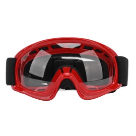 Zerodis Motorcycle Goggles Lightweight UV Protection Children's Safety Goggles Windproof ATV Motorcycle Ski Goggles for Skiing (Red)