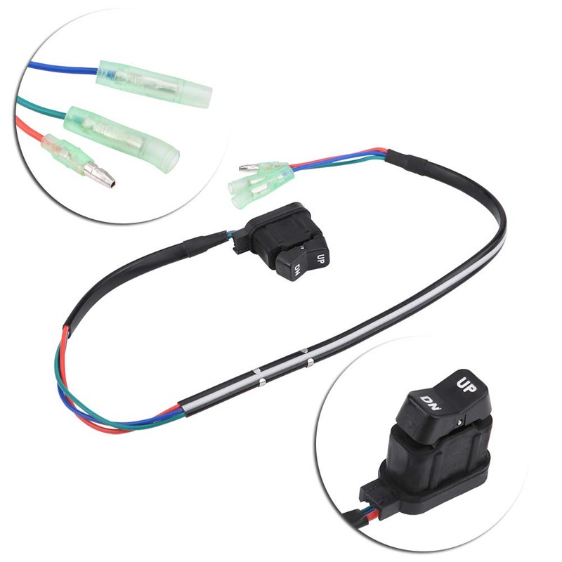 Aramox Power Tilt Switch, Tilt Trim Switch Assembly for Outboard