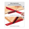 45 Degrees 135 Degrees Woodworking Measuring Ruler Aluminum Alloy Carpenter