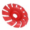 3.5in 12 Tooth Polishing Disc Red Wheel Woodworking Engraving Tool