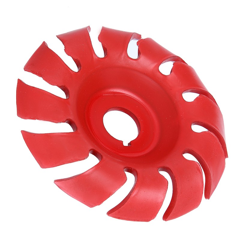3.5in 12 Tooth Polishing Disc Red Wheel Woodworking Engraving Tool