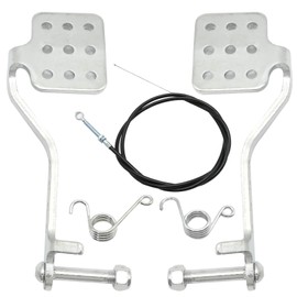 Aynaxcol GR-JT-YMX-TH 5PCS 71 Inch Brake Throttle Pedal Cable Kit with Return Spring Replacement for Radio Flyer 196cc 6.5hp Road Rocket Fun Kart