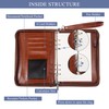 GraduatePro Clipboard Folder A5 with Lid Zip Leather Organiser Folder