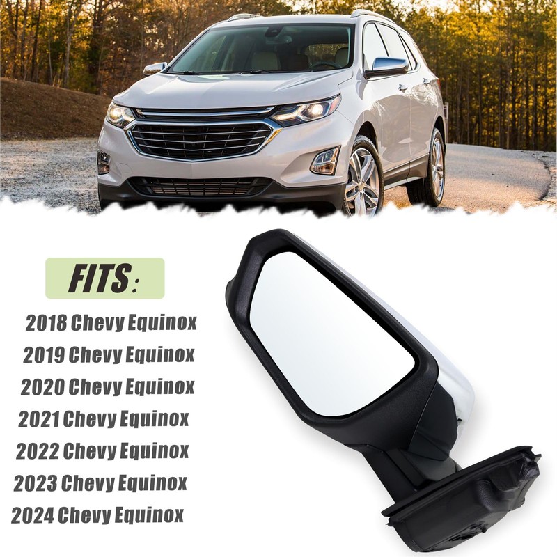 Lqito Left Driver Side Mirror Compatible With 2018 2019 2020