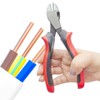 7-Inch Heavy-Duty Diagonal Cutting Pliers, Side Cutters,Flush Cutters,Wire Cutters for
