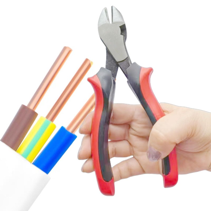 7-Inch Heavy-Duty Diagonal Cutting Pliers, Side Cutters,Flush Cutters,Wire Cutters for