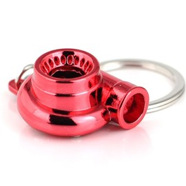 Maycom Llavero de turbina giratoria con anillo y cadena