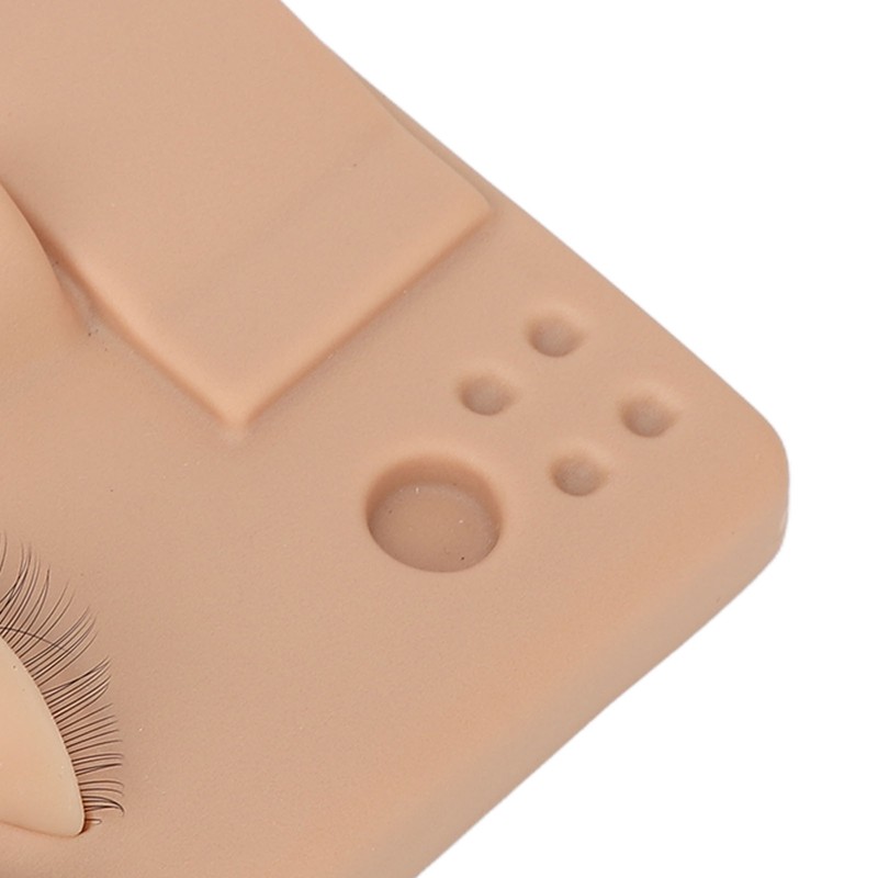 Eyelash Mannequin Head Replaced Eyelids Realistic Reusable 3D Lash Extension