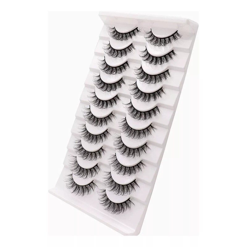 Veleasha Pestañas Postizas Con Rizos Dd Y Pestañas Postizas