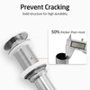 KES Bathroom Sink Drain Without Overflow Vessel Sink Lavatory Vanity