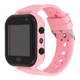 SALALIS Kids Intelligent Voice Watch Girls Boys Smart IP67 Waterproof Watch Touch Screen for Kids Watches Dual Camera Music Video Player Alarm Clock Calculator Calendar Flashlight Children(Pink)