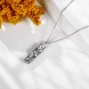 ONEFINITY Urn Necklaces For Ashes S925 Sterling Silver Sunflower Ashes