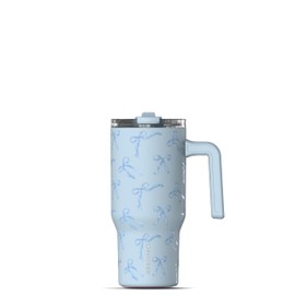 Hydrapeak Voyager 25 Oz Bow Print Stainless Steel Tumbler with Handle, Insulated Water Bottle And 2 in 1 Straw Lid