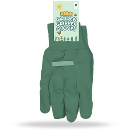 AKH® Kids Garden Gripper Gloves | Durable Gardening Gloves for Children | 3 Years + | Comfortable Fit for Small Hands | Perfect for Planting, Outdoor Play & Gardening Activities (Green)