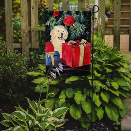 Caroline's Treasures SS8578GF Golden Retriever Garden Flag Mailbox Flag Decorative Yard Flag Banner Outside Patio Artwork Yard Flower Beds, Garden Size, Multicolor