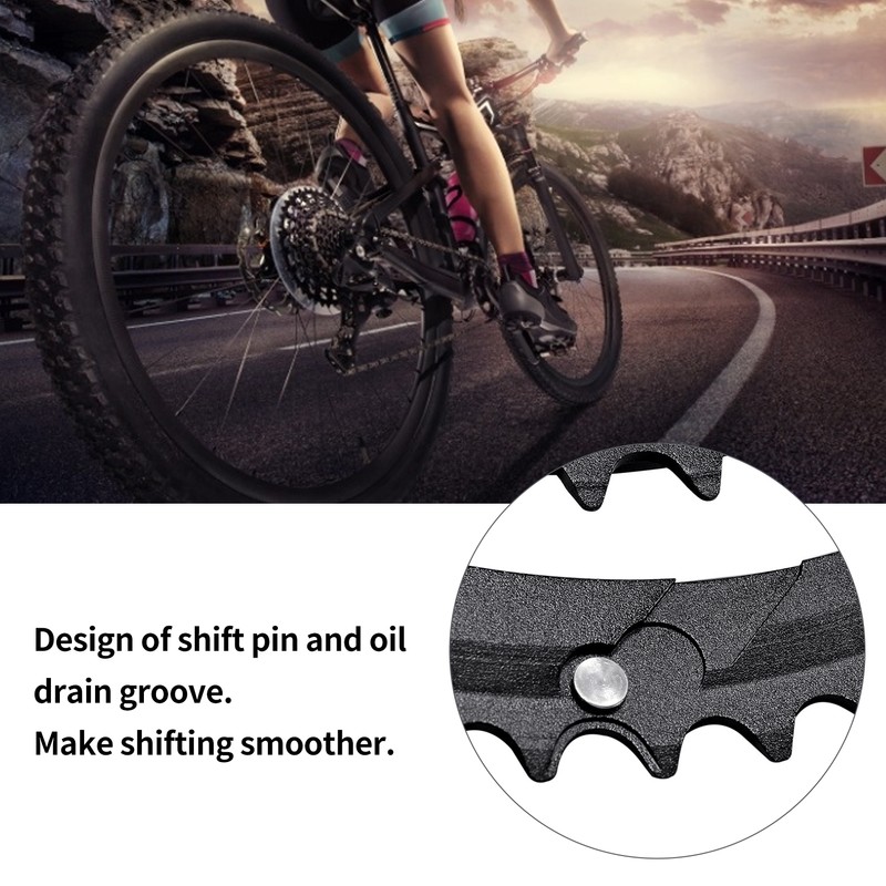 MEIJUN Double Disc Bike Crankset Chainring Road Bicycle Crank Chainring