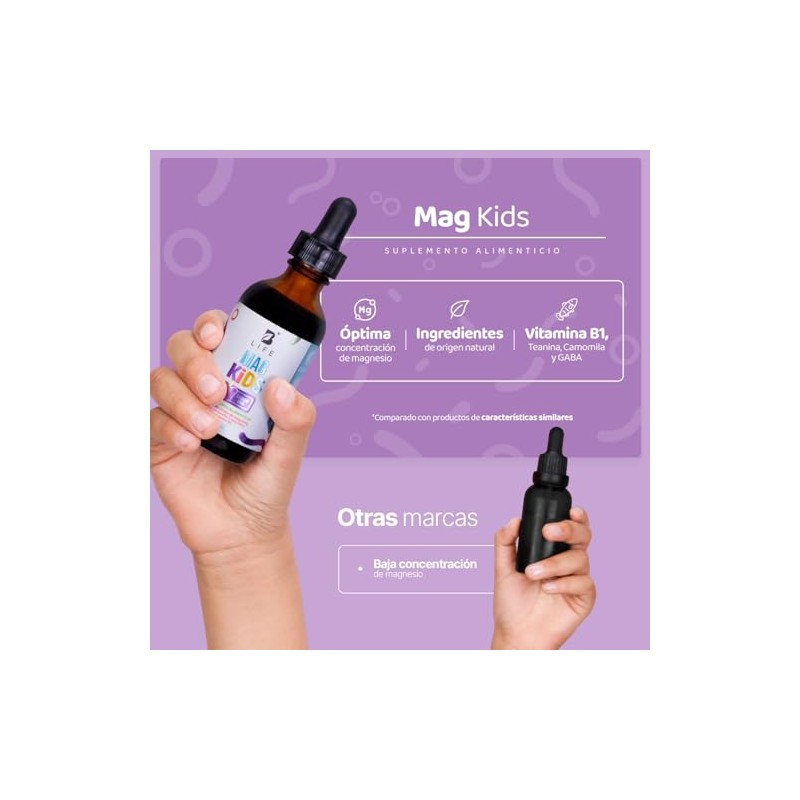 B Life Citrato de Magnesio Niños de 60 ml Sabor