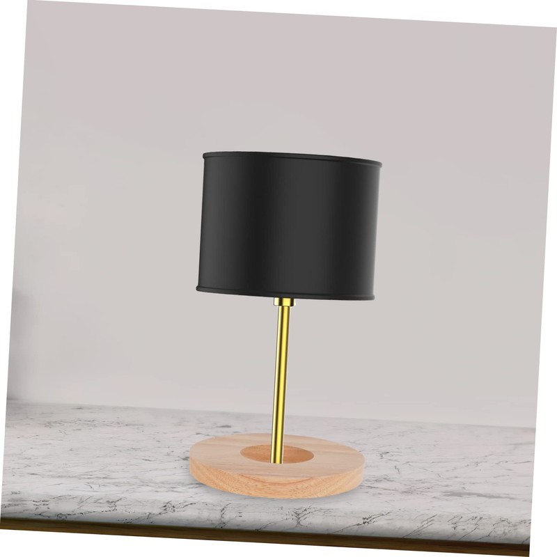Levemolo Lamp Parts Solid Wood Lamp Base Round Wooden Lamp