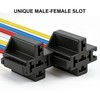 Weasch JD1912 Car Relay Harness, 12V 40A, 4 Pin SPST,