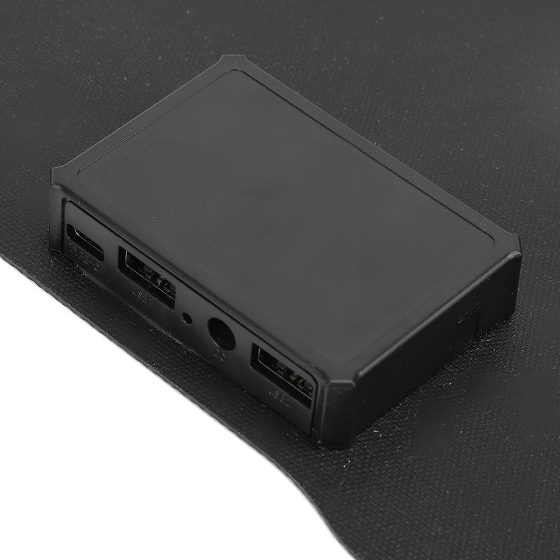 14W Solar Panel USB Charger Portable Foldable Monocrystalline ETFE Solar