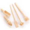 tuuli Kitchen Utensil Set Kitchen Cooking Beech Wood (Whisk, Spatula,