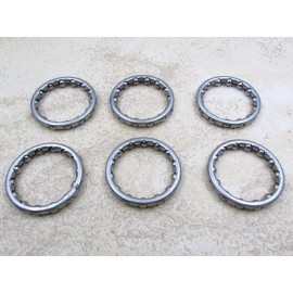 Unbranded QTY 6 Hub Ball Bearing Retainer Wheel Hub Axle 1-7/16" OD, 1-1/16 ID, 7/32 Depth