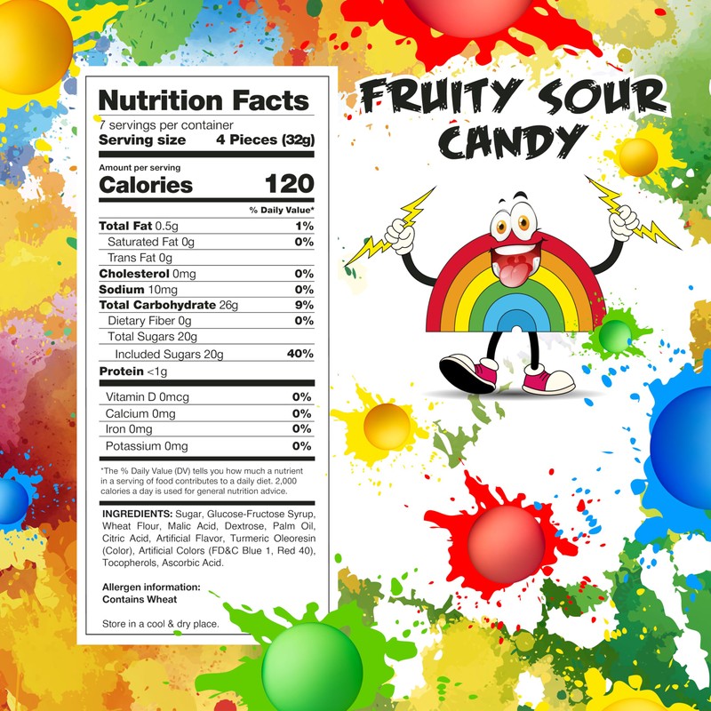 SourZap Sour Belts | 8-Ounce Pack | Gummy Candy |