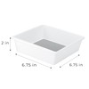 Smart Design Plastic Drawer Organizer - Set of 2-6.75 x