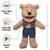 14" Silly Bear, Animal Hand Puppet with Moving Mouth by
