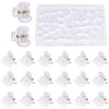 JANYUN 48Pcs Clear Mini Hair Claw Clips for Girls Women