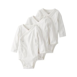 little planet by carter's unisex-baby 3-pack Long Sleeve Bodysuits Made With Organic Cotton, Off-white, 9 Months