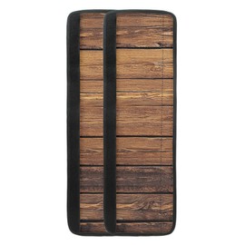 NETILGEN Brown Wood Grain Texture 2pcs Refrigerator Door Handle Cover Antiskid Protector for Fridge Oven Keep Your Kitchen Appliance Clean from Smudges, Food Stains, Indoor Decoration