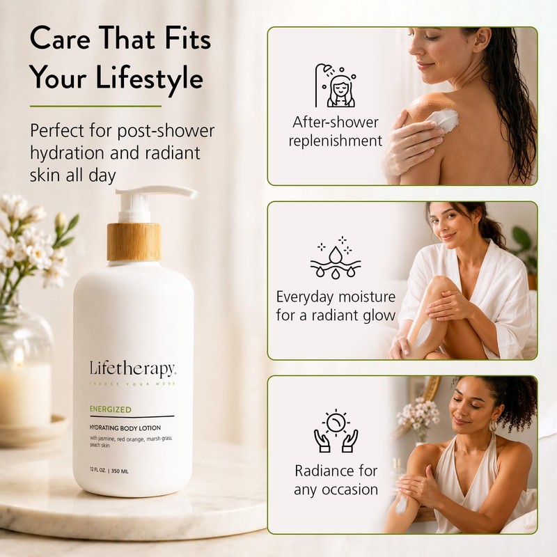 Lifetherapy Hydrating Lotion For Hand & Body Non Greasy Lightweight