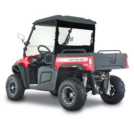 Chikia Hisun Sector 450 UTV Rear Windshield,Zipper Back Window For Hisun Sector 450 450 E1
