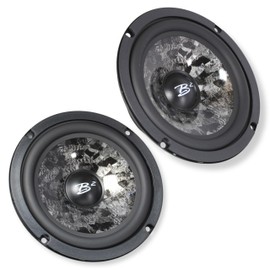 B2 Audio RIOT 6.5" 2-Way 4-Ohm Component Set with 1" Tweeter & Crossover RIOT61