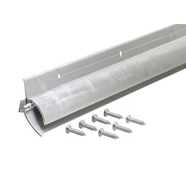 M-D Building Products 68726 36 in. Silver Aluminum & Vinyl with Drip Cap Commercial Screw-on Door Sweep