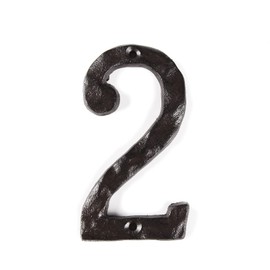 STCREE Cast Iron House Numbers 14.5cm Mailbox Numbers Address Numbers for House Mailbox Apartment Hotel Door Room Closet (2)