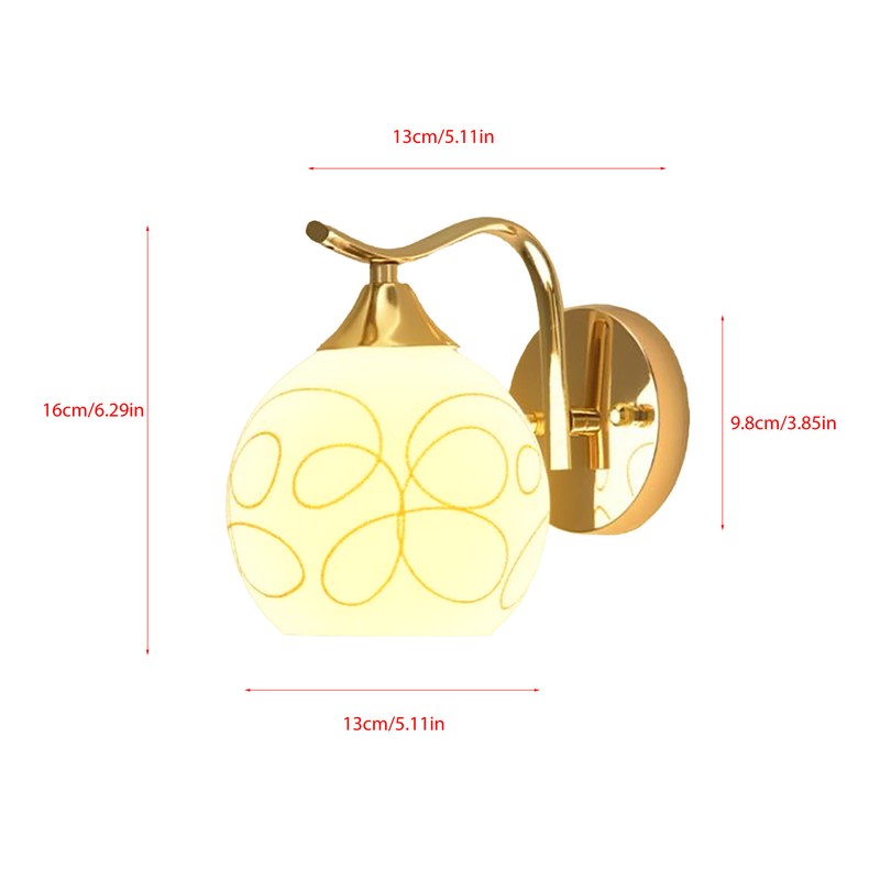 Wall Mounted Light Modern Minimalism Gold LED Wall Sconce Light