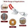 Pack of 10 Adjustable Toggle Clamps, Lock Lever Lock Tension