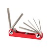 Truper ALL-7P, Juego de 7 llaves Allen standard tipo navaja,