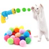 Cat Toy Gun Launcher, Cat Ball Launcher and 30 Pcs