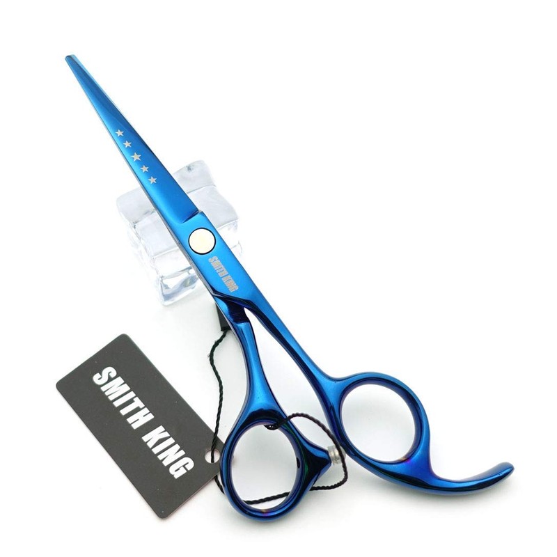 5.5 Inches Hair Cutting Scissors Set with Razor Combs Lether