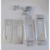 FIC 2 White RV Entry Door Lock Handle Deadbolt Keyed