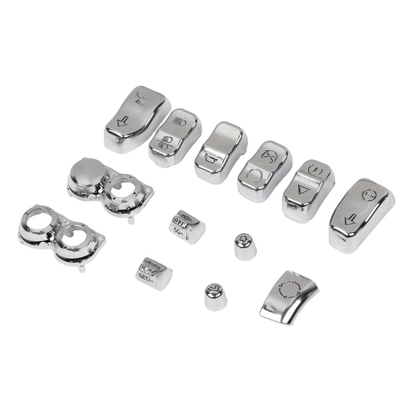 Unbranded Hand Control Switch Housing Button Cap For Harley Touring