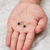Philip Jones May (Emerald) Birthstone Clip On Earrings Created with