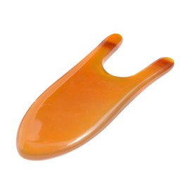 Healvian 1pc Ox Horn Massage Board Multipurpose Massager for Nose Bridge Eye Socket Promotes Smooth Edges Portable Design Random Color Random Color