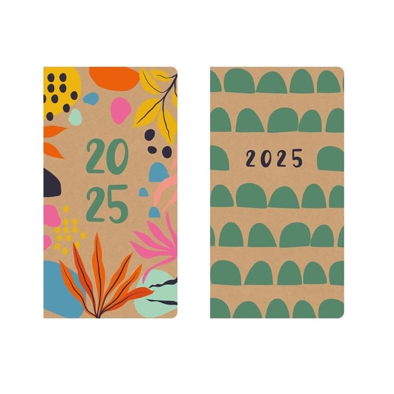 2025 Slim Week to View Diary Eco Recyclable Fashion Diary